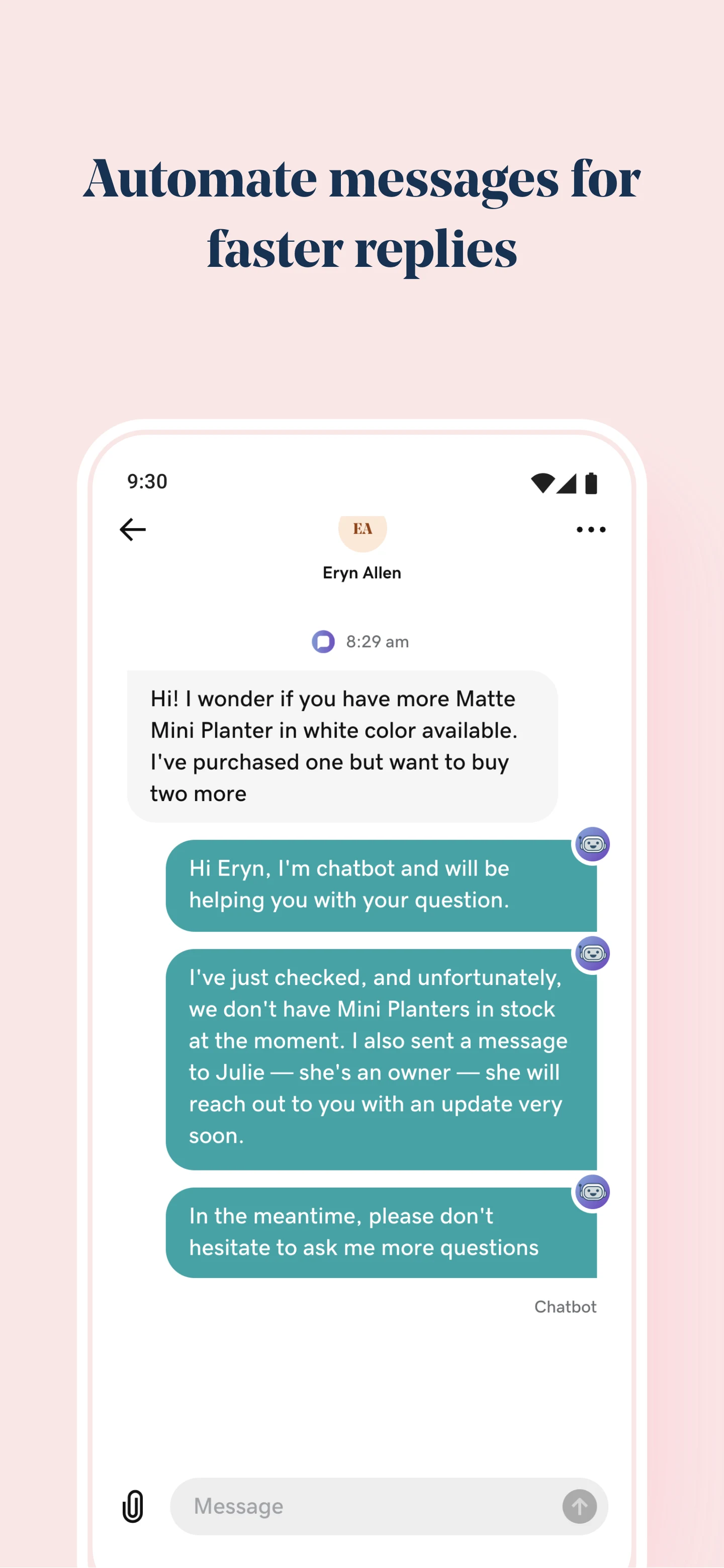 GoDaddy Conversations screenshot